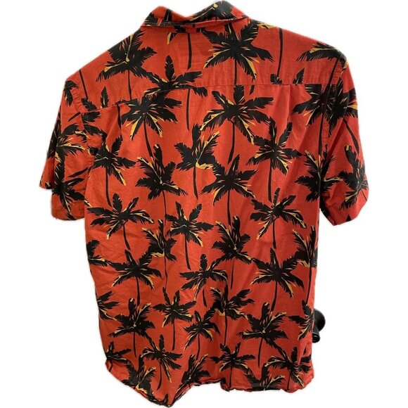 Rodd  And Gunn Dress Shirt Mens Medium Red Floral Sports Fit Hawaiian Button Up - Picture 2 of 7